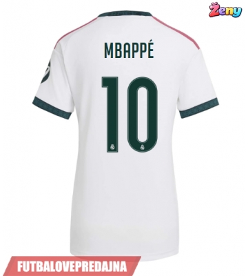 Lacne Ženy Futbalové dres Real Madrid Kylian Mbappe #10 2026-27 Krátky Rukáv - Domáci